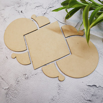 Beautiful Partial Circle Rangoli